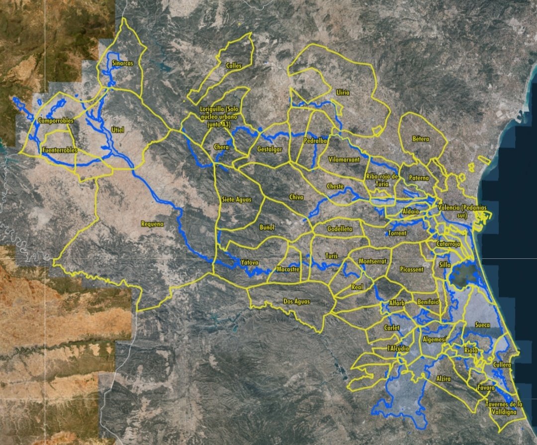 Institut Cartogràfic Valencià (@gvacartografic) on Twitter photo 🆕 El Dpto. de Geografía <a href="/UV_EG/">Universitat València</a> ha elaborado una delimitación cartográfica detallada de la #DANA ⛈️ a partir de la inicial de <a href="/CopernicusEMS/">Copernicus EMS</a>, técnicas de teledetección y participación ciudadana 🤝🗺️
Ya la hemos incorporado al visor de la <a href="/generalitat/">Generalitat</a> 👇
visor.gva.es/visor/?extensi… 🆕 El Dpto. de Geografía <a href="/UV_EG/">Universitat València</a> ha elaborado una delimitación cartográfica detallada de la #DANA ⛈️ a partir de la inicial de <a href="/CopernicusEMS/">Copernicus EMS</a>, técnicas de teledetección y participación ciudadana 🤝🗺️
Ya la hemos incorporado al visor de la <a href="/generalitat/">Generalitat</a> 👇
visor.gva.es/visor/?extensi…
