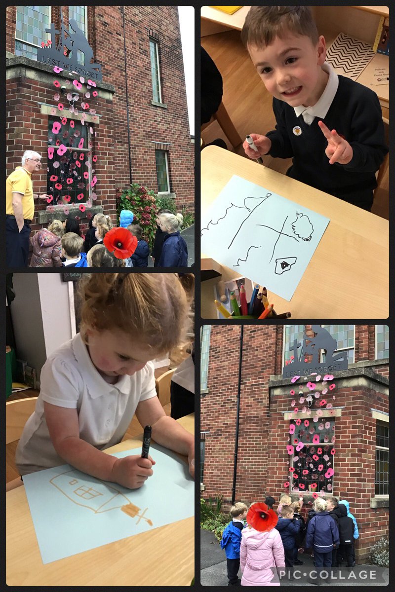 GA_Bury's tweet photo. On our local area walk, Father Paul told us about how the poppy display was made at our church. When we got back to school, our visit inspired our mark making! #ReligionEdGA #EnglishEdGA #ArtEdGA #GeographyEdGA #NurseryEdGA https://t.co/z1dWNAJbAh