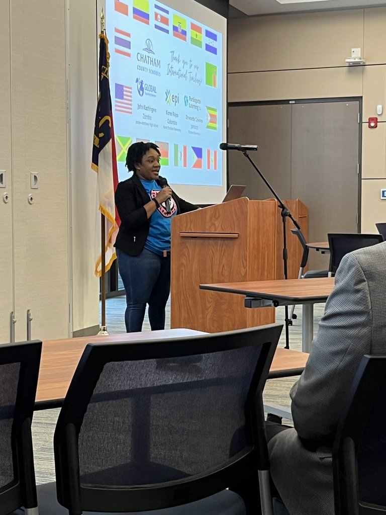 Yesterday evening, we hosted a celebration for our international teachers at a reception at Central Services and showed them our appreciation. Fun fact, most of our international teachers hail from Colombia and Jamaica! #OneChatham