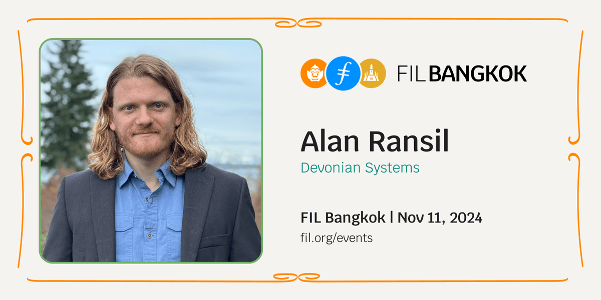 Decentralized tools could be key to environmental protection over the next decade.

Learn how at the FIL Bangkok main stage with FF’s <a href="/tinkmk/">Megan Klimen</a> and our friends from <a href="/Devonian_ai/">Devonian Systems</a> (<a href="/RRansil/">Red Ransil</a>), @boostylabs, and <a href="/GainForestNow/">GainForest.Earth</a> (<a href="/dwddao/">David Dao</a>)🌱 

🎟️ lu.ma/aqyqwupe?tk=il…