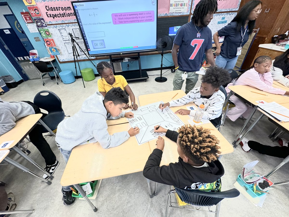 JENNIFER WOODS (@jeannicole06) on Twitter photo I experienced “Stellar Instruction” in Ms. Evans’ 5th Grade Math Class <a href="/WesleyES_HISD/">Wesley Elementary School</a> . I challenged the scholars if EVERYONE pushed out I would host #FlexFridays ! They left no crumbs! They ALL pushed out! <a href="/HoustonISD/">Houston ISD</a> @HISDNorthDiv <a href="/DrShanaPerry/">Shana Perry</a> <a href="/Dr_TiaSimmons/">Dr. Tia N. Locke Simmons</a> <a href="/BathshebaNash3/">Bathsheba Nash</a> I experienced “Stellar Instruction” in Ms. Evans’ 5th Grade Math Class <a href="/WesleyES_HISD/">Wesley Elementary School</a> . I challenged the scholars if EVERYONE pushed out I would host #FlexFridays ! They left no crumbs! They ALL pushed out! <a href="/HoustonISD/">Houston ISD</a> @HISDNorthDiv <a href="/DrShanaPerry/">Shana Perry</a> <a href="/Dr_TiaSimmons/">Dr. Tia N. Locke Simmons</a> <a href="/BathshebaNash3/">Bathsheba Nash</a>
