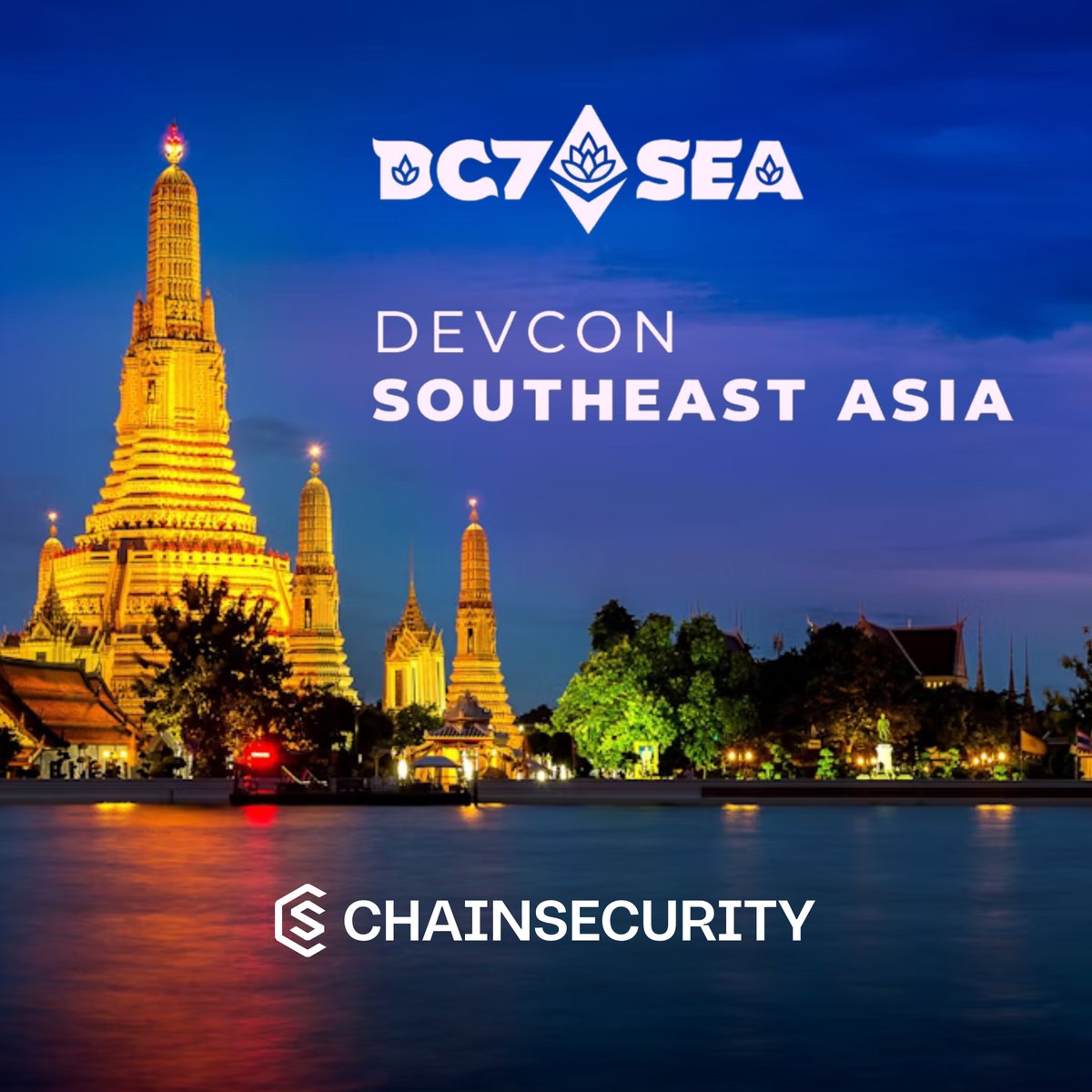 1/12 🧵Hello Bangkok! This coming week, <a href="/chain_security/">ChainSecurity</a> is in town for <a href="/EFDevcon/">Devconnect ARG - the first Ethereum World’s Fair</a>! 🇹🇭

Below is where you can connect with us, either by attending our events or by listening to our talks👇