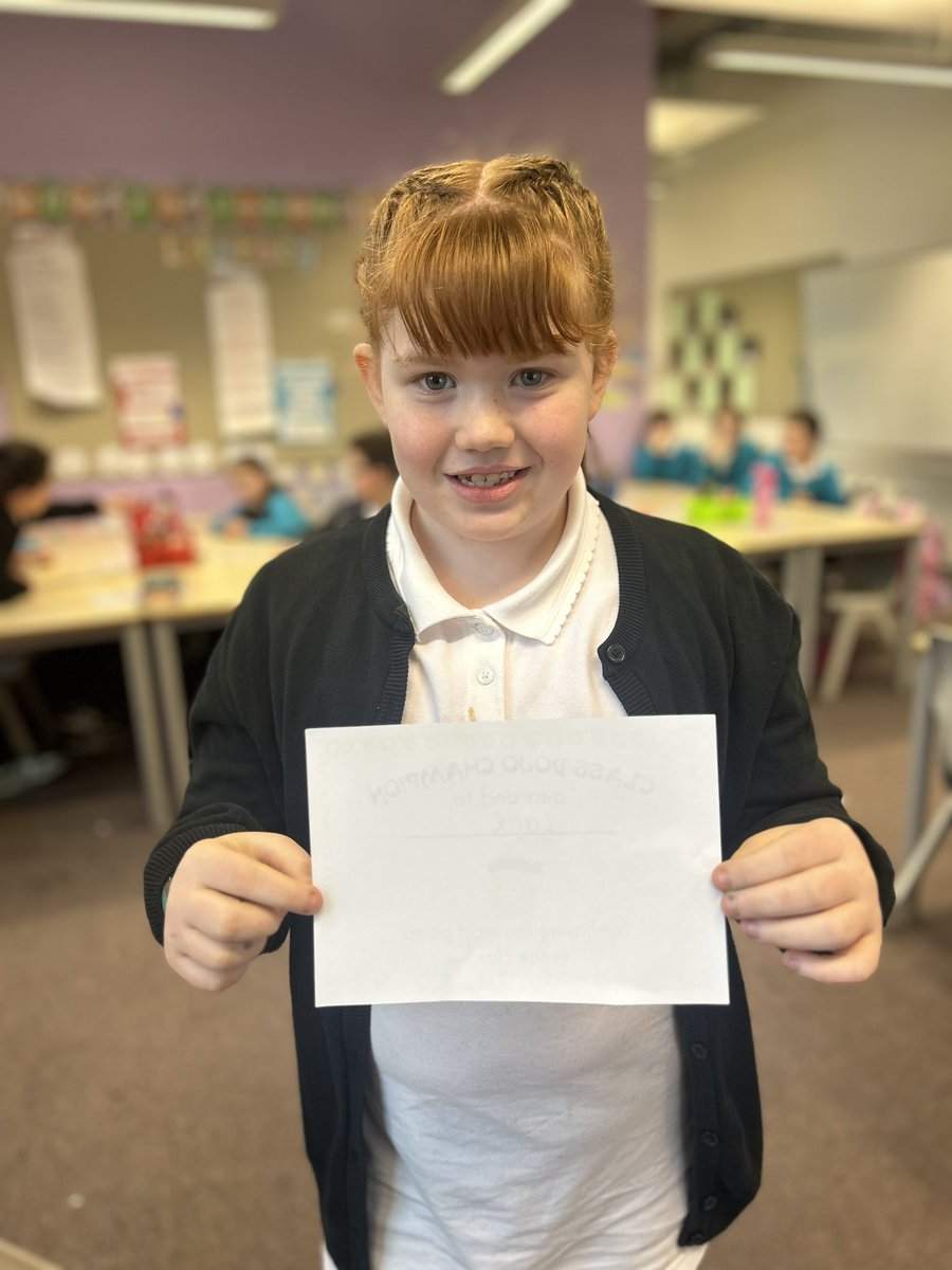 Well done to this weeks dojo winner 🌟🌟