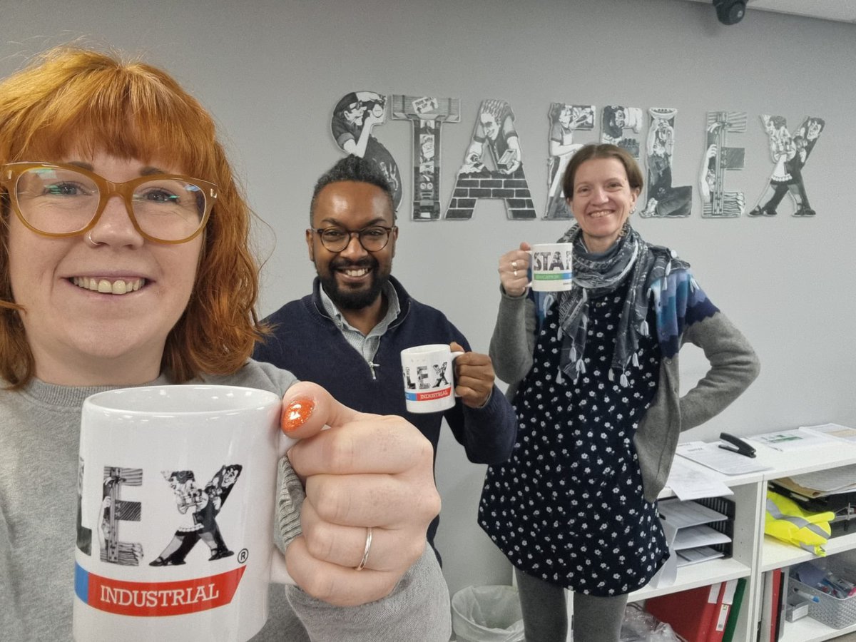 We started our day today with a catch up brew with <a href="/Stafflexjobs/">Stafflex</a>. We’ve built a great partnership over the years and love working with them. 

Their education team support our work in schools and this will continue in 2025.
