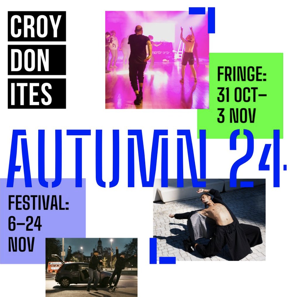 CCC (@croydonnbrhoods) on Twitter photo Croydonites Festival: on until 24 Nov 2024!
Tickets are booking up fast but there are still tickets available for some high-quality shows, but be quick!
croydoncc.wordpress.com/2024/11/07/cro… via <a href="/Croydonites/">Croydonites Festival</a> Croydonites Festival: on until 24 Nov 2024!
Tickets are booking up fast but there are still tickets available for some high-quality shows, but be quick!
croydoncc.wordpress.com/2024/11/07/cro… via <a href="/Croydonites/">Croydonites Festival</a>