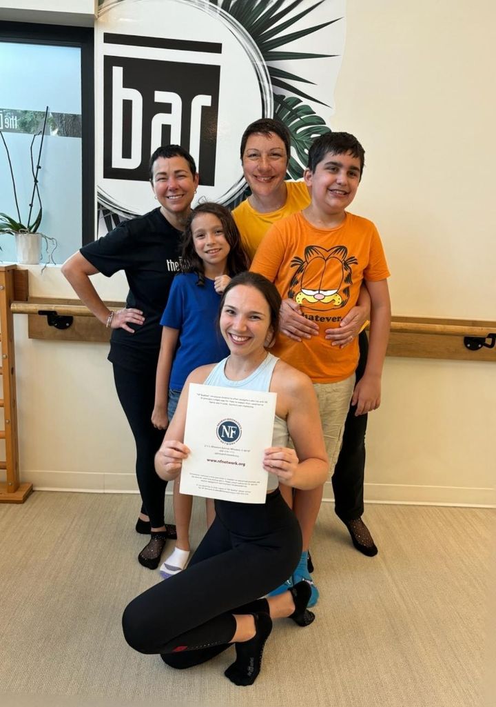 nfnetwork's tweet photo. Thanks to The Bar Method Tampa, we just received a generous donation for our #NFStrong Orlando Walk! Because of everyone's generosity, we are able to offer things like next weeks educational meeting in Orlando! https://t.co/yIIA03GLfo https://t.co/up2cPGjX98
