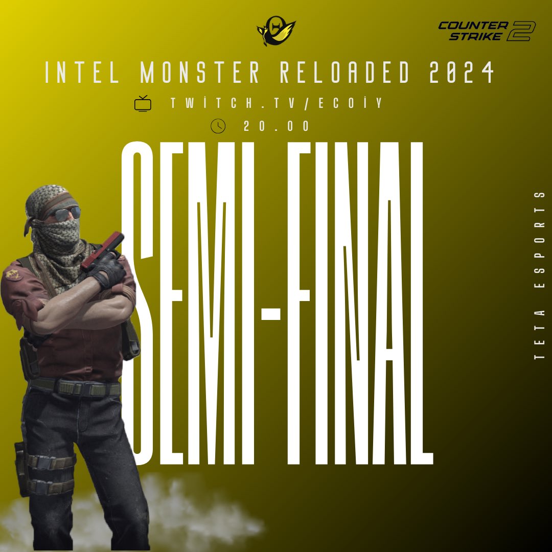 Intel Monster Reloaded 2024 turnuvasında bölgesel yarı finale yükseldik! 💥
Bu yolculukta bize inanıp destekleyen tüm taraftarlarımıza teşekkür ederiz! 
Hedefimiz net: Zirveye ulaşmak! 🚀
Her maçı, her anı en iyi şekilde mücadele ederek geçiyoruz. Şimdi sırada yarı final var! 💪