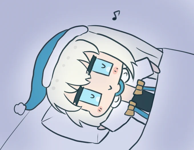 #FGO#もるがんちゃん夜中にこっそりあなたの布団に潜り込む、もるがんちゃん。 