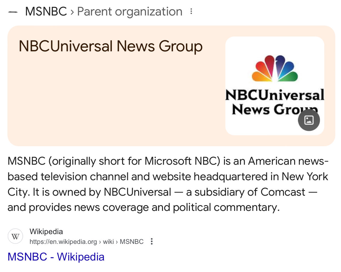 esorruzam's tweet image. ⁦@MSNBC⁩ &amp;amp; @Comcast *generously* offer viewers lip service by airing *liberal* programs not available free to #BasicCable subscribers, unlike Fox which is available to all. And, BTW, we all pay to keep Fox on the air. What happened to a la carte choices? The joke’s on us.