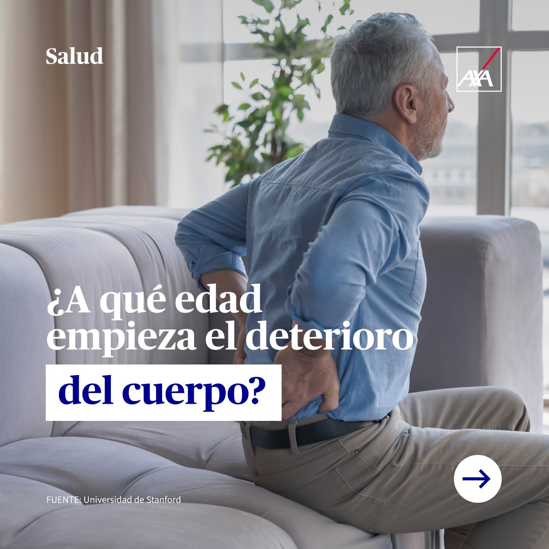 Danielmironaxa's tweet photo. ¿Sabías que no envejecemos gradualmente? La realidad es que existe una edad a partir de la cual comienza el deterioro de nuestro organismo. ¡Te lo contamos! 🩺 https://t.co/tf6IyM9Dcv