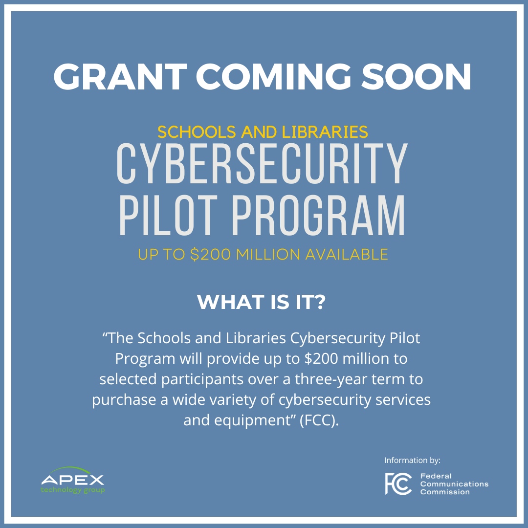 ApexTechGroup's tweet image. To determine if you are eligible or are interested in applying when applications are available visit:
fcc.gov/cybersecurity-…