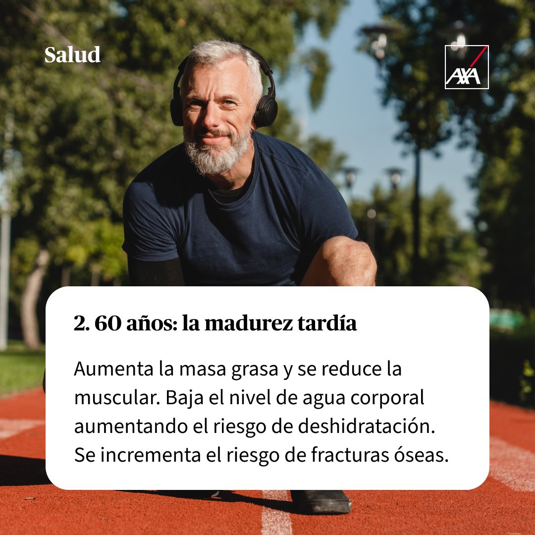 Danielmironaxa's tweet photo. ¿Sabías que no envejecemos gradualmente? La realidad es que existe una edad a partir de la cual comienza el deterioro de nuestro organismo. ¡Te lo contamos! 🩺 https://t.co/tf6IyM9Dcv