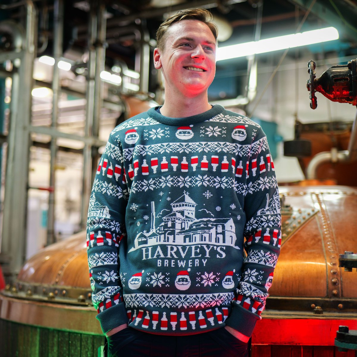 Harveys1790's tweet photo. Our brand new Harvey's Christmas Jumpers have landed, and they’re available NOW from our Brewery Shop and online! 🎄 🎅

Head on over to our online store to view this as well as a selection of other fantastic Christmas gifts: https://t.co/LpAX6qkiMT https://t.co/pvfjykfaN3