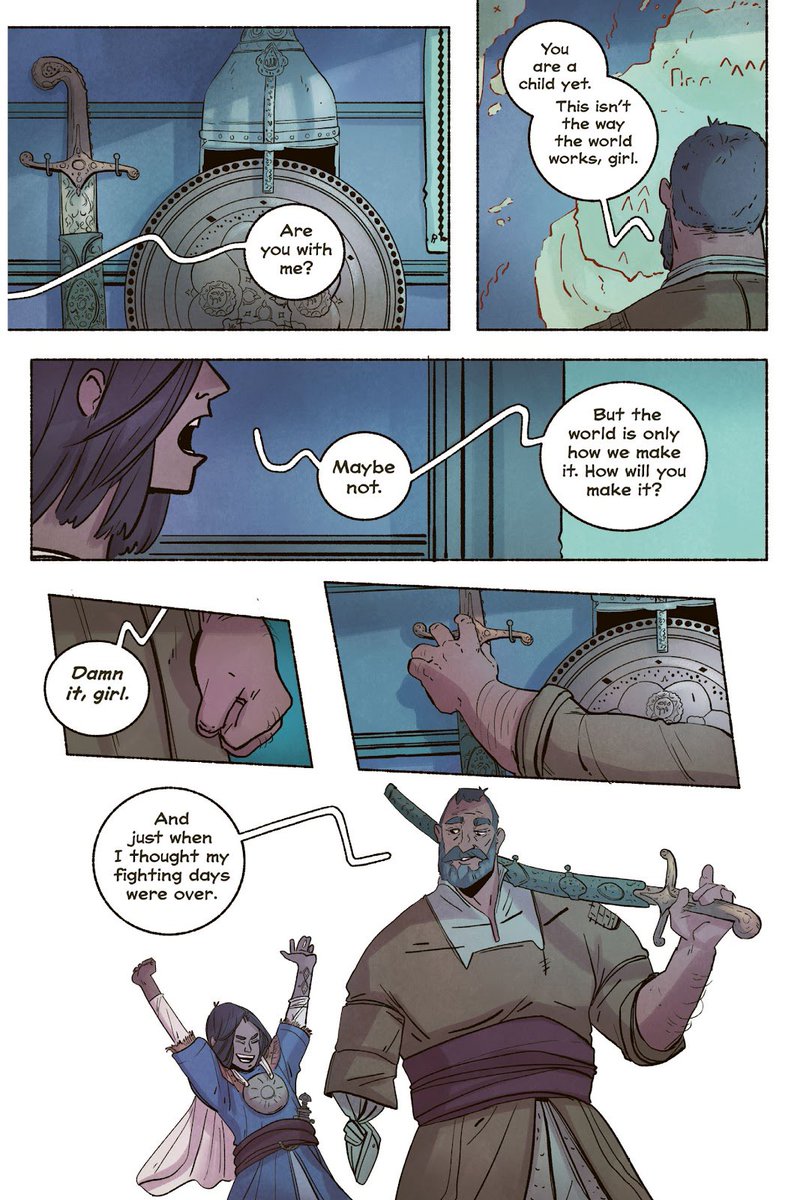 "The world is only how we make it."
SQUIRE, page 247 