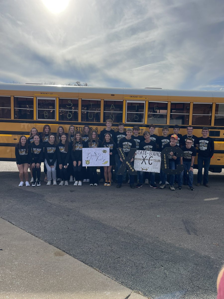 FestusCC's tweet image. The trip to the State Cross Country Championship never gets old.