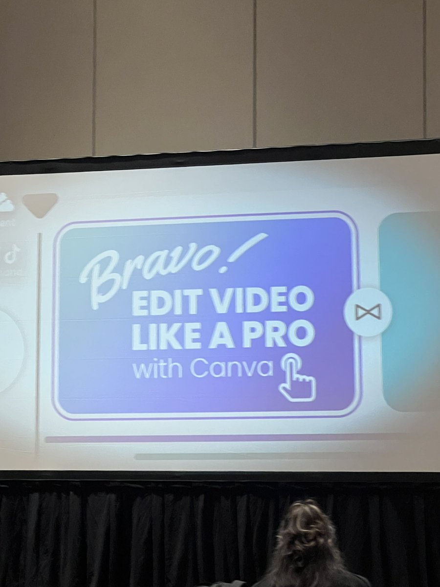dzebo_m's tweet photo. Did I mention how much I love @CanvaEdu?? I use Canva often to create videos, but today I learned more creative ways to edit from @tonyvincent! Such an informative session! #gaetc24 https://t.co/lRMuSRznln