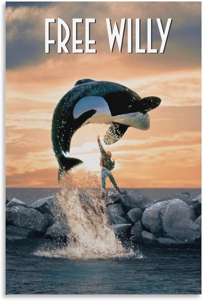 The poster for Free Willy gives the whole movie away.