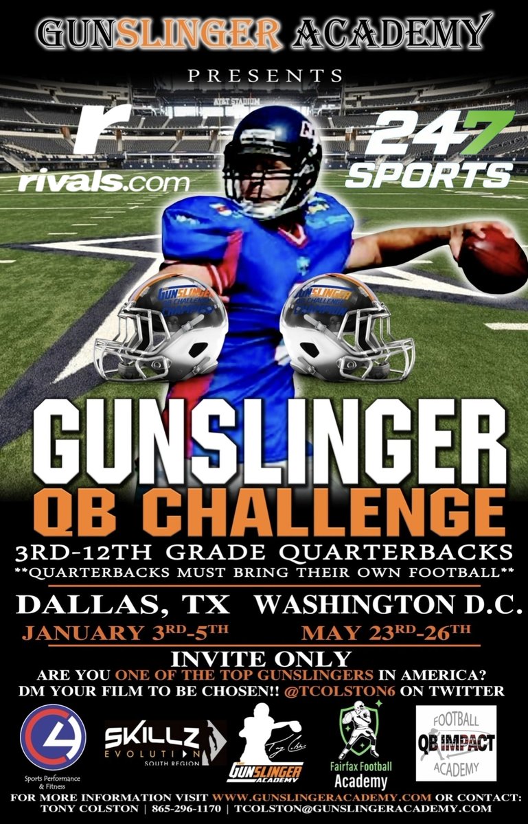 🚨QUARTERBACKS🚨

YOU ASKED FOR...
✅️REAL EXPOSURE
✅️WRITE UPS
✅️OPPORTUNITY TO EARN  ⭐️'S
✅️OPPORTUNITY FOR OFFERS
✅️RAISE YOUR STOCK 📈
✅️COLLEGE VISITS FOR TOP GUYS

SO I WENT OUT AND GOT THE BEST! <a href="/Rivals/">Rivals</a> <a href="/247recruiting/">247Sports Recruiting</a> <a href="/TexAgs/">TexAgs</a> 

NOW THEY WANT TO SEE YOU GO 🏈 FOR