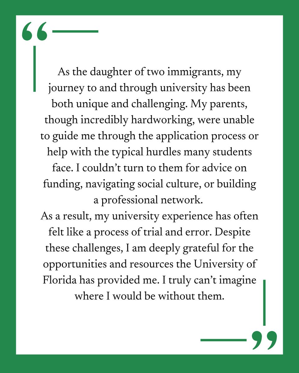 UFCJCGrad's tweet image. #FirstGenUF #GoGators