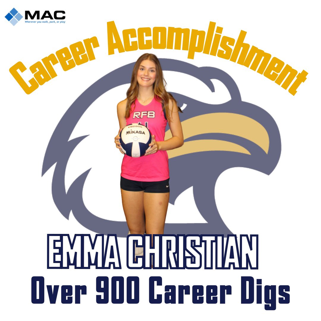 🚨 Career Volleyball Accomplishment 🚨

Congratulations Emma!