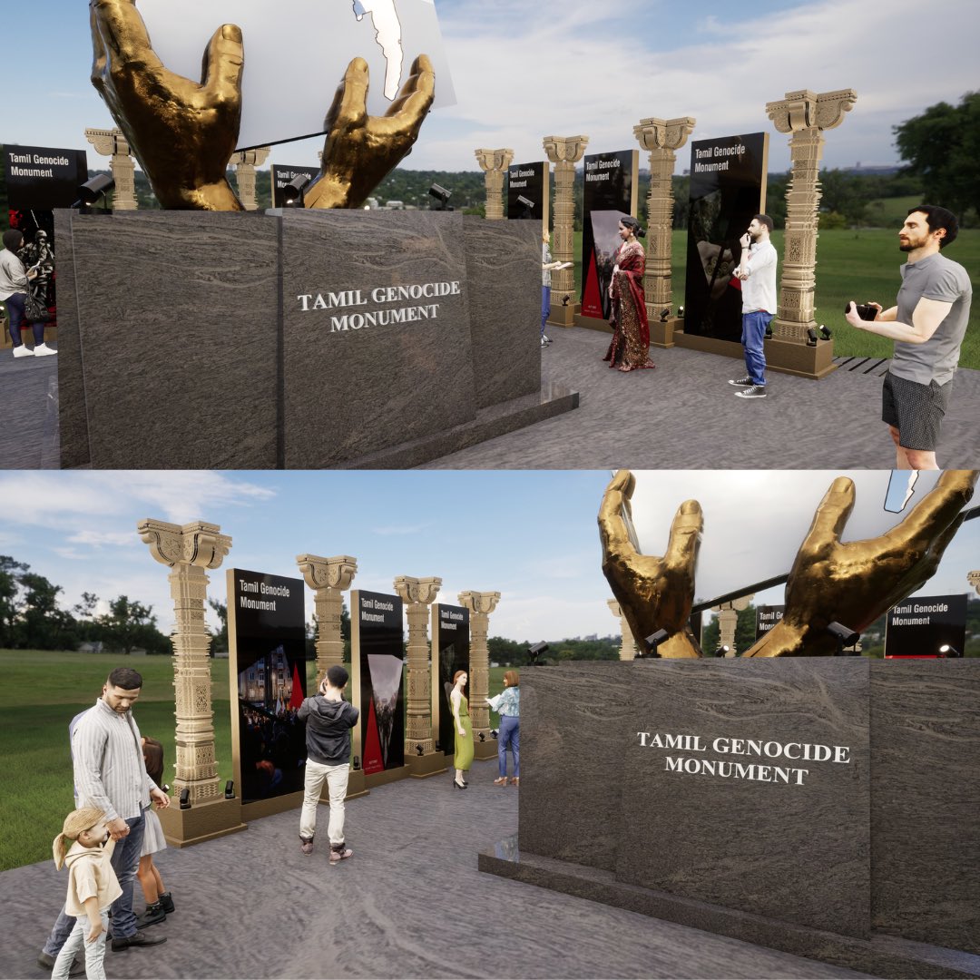 Tamil Genocide Monument Concept and Final Design