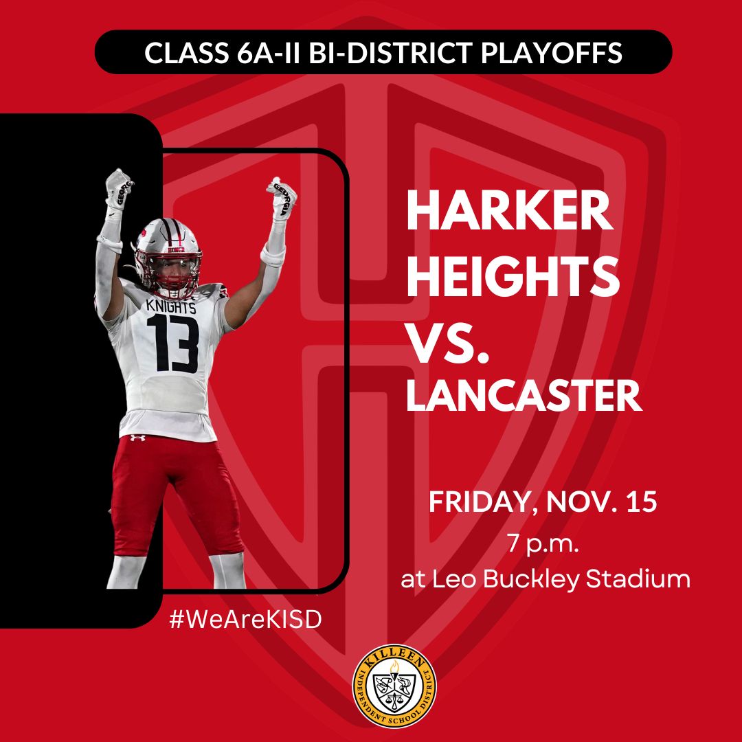 In the playoffs for a sixth straight season.

Round 1 is set. #WeAreKISD