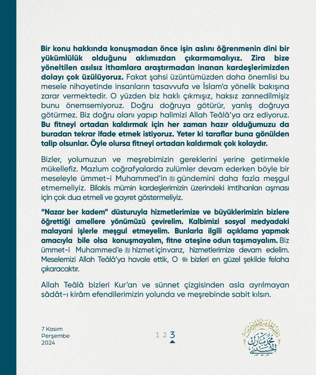 YukselAtay1's tweet image. Önemli konu bizede uymak düşer artıkların yazılarının altına cevap yazmayın diyor Ğavs-ı Nizam ksa leri bizlerlede gene diyom uymak düşer