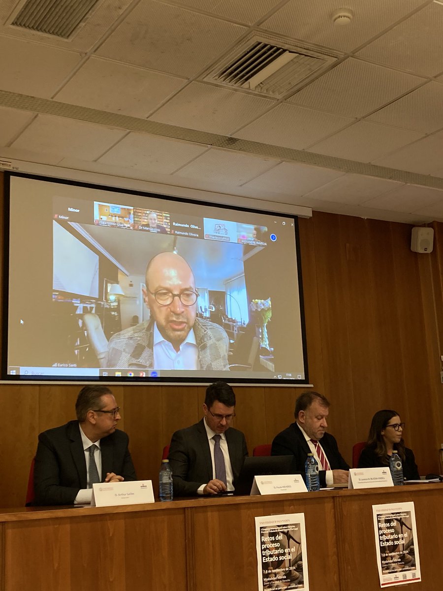 Seguimos con el I Congreso Internacional sobre Derecho Procesal Tributario Brasil/España/Portugal con los Profs. Marcus Livio <a href="/uerj_oficial/">Uerj Oficial</a> y el Prof. Eurico Diniz de Santi <a href="/FGVDireitoSP/">FGV Direito SP</a>