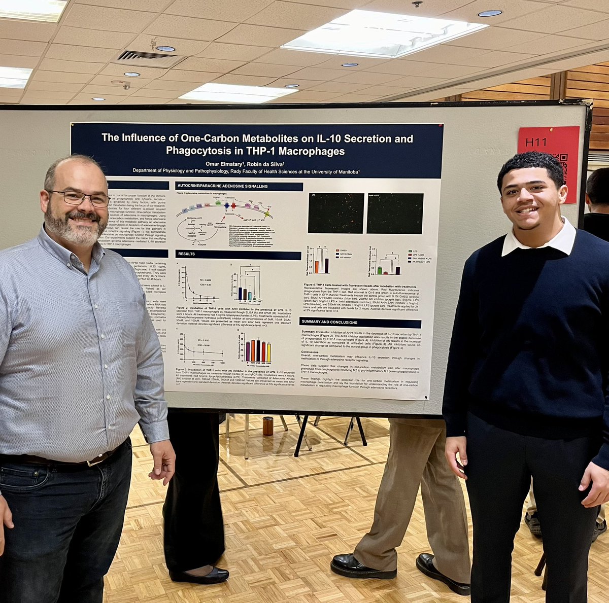 Robin da Silva (@robin_dasilva) on Twitter photo Some recent work from our lab at the recent undergraduate summer research showcase presented by Omar Elmatary. <a href="/UM_physiology/">Physiology & Pathophysiology U of M</a> Some recent work from our lab at the recent undergraduate summer research showcase presented by Omar Elmatary. <a href="/UM_physiology/">Physiology & Pathophysiology U of M</a>