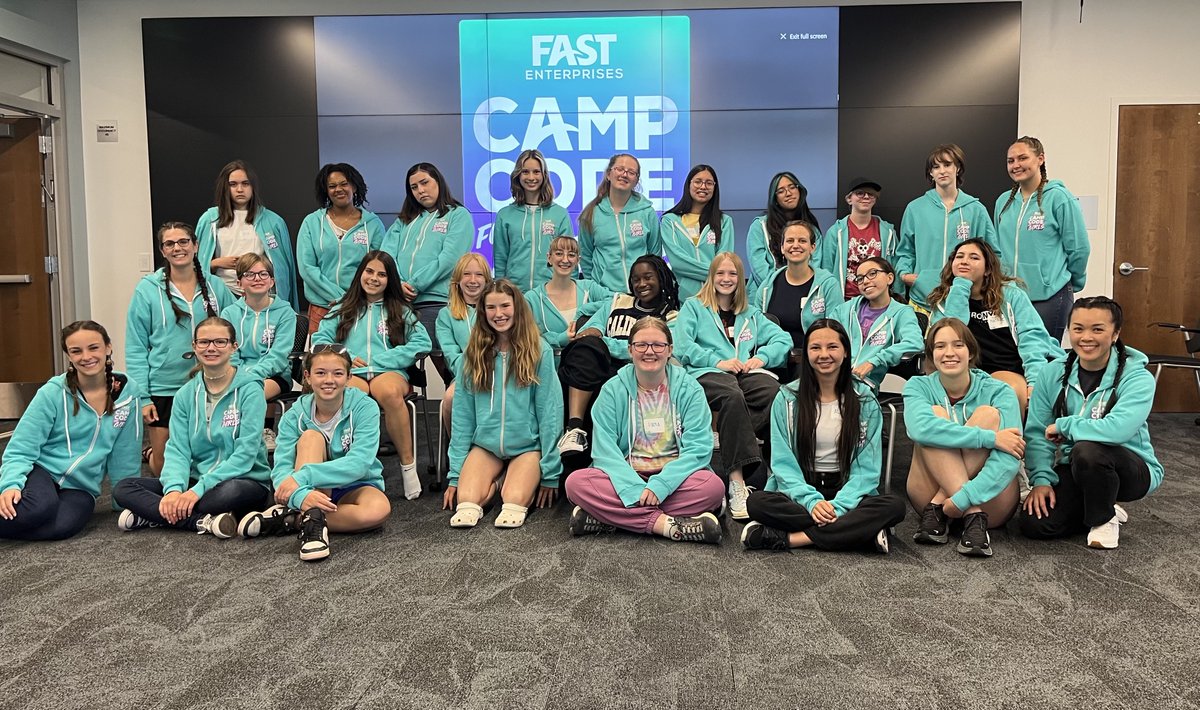FastEntCareers's tweet photo. Happy #STEMDay! We're proud to inspire the next generation of tech leaders through our annual Camp Code for Girls, a free summer program for 7th-9th grade girls to explore the world of computer science. 
Learn more: https://t.co/DUqQbjR8Ds
#CampCode #WomenInTech #STEM https://t.co/HJJcZnBmfu