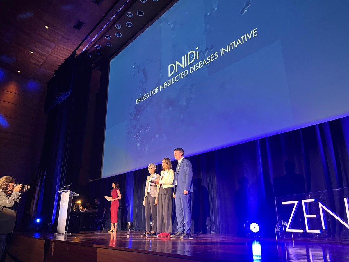 DNDi's tweet photo. Thank you @zendalgroup for awarding us with a Special Mention for Sustainable Development 🏅 as part of the 5th edition of the Zendal Awards in recognition of our work developing new treatments for neglected diseases. #GlobalHealth #beatNTDs 🔗https://t.co/jInIcsiJ4u https://t.co/JTTiljIsqF