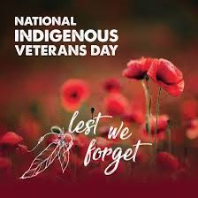BeingKulvir's tweet photo. Today on National Indigenous Veterans Day, we honour the thousands of Indigenous warriors that sacrificed and served to protect us 🇨🇦 @NVSD44 

#RemembranceDay   #IndigenousVeteransDay #nvsdindigenous #goforwardwithcourage #LestWeForget @RoyalCdnLegion @RemembranceDay https://t.co/jvyJpMxqzo