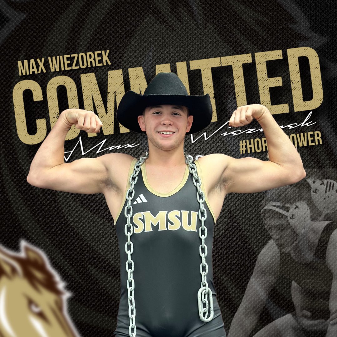 I am excited to announce that I will be continuing my athletic and academic career at SMSU! Let's go mustangs! #committed.