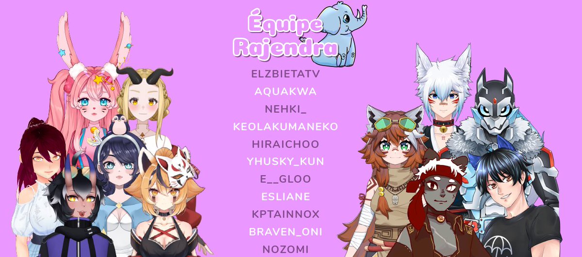 KeolaKumaneko's tweet photo. Ce soir (20h30) début du @VFightFR mes petits esprits 👻pour l'équipe Rajendra 🐘
On démarre l'évent sur un jeu que je maîtrise à la perfection bien entendu (C'EST FAUX) 🤣 Venez nous retrouver ce soir 🧡
🍎: https://t.co/fiZzS0gRtl
#Vfight #Vtuber #Vtuberfr #VtuberUprsing #Redpanda #KeoLive