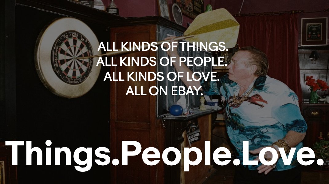 #eBay launcht erstmals eine weltweit einheitliche Kampagne seit über acht Jahren! "Things.People.Love." zeigt eBay als den Ort für alle Menschen, Dinge und Leidenschaften: von Ersatzteilen bis zu seltenen Sammlerstücken. Dafür kooperiert eBay auch mit Medienpersönlichkeiten
