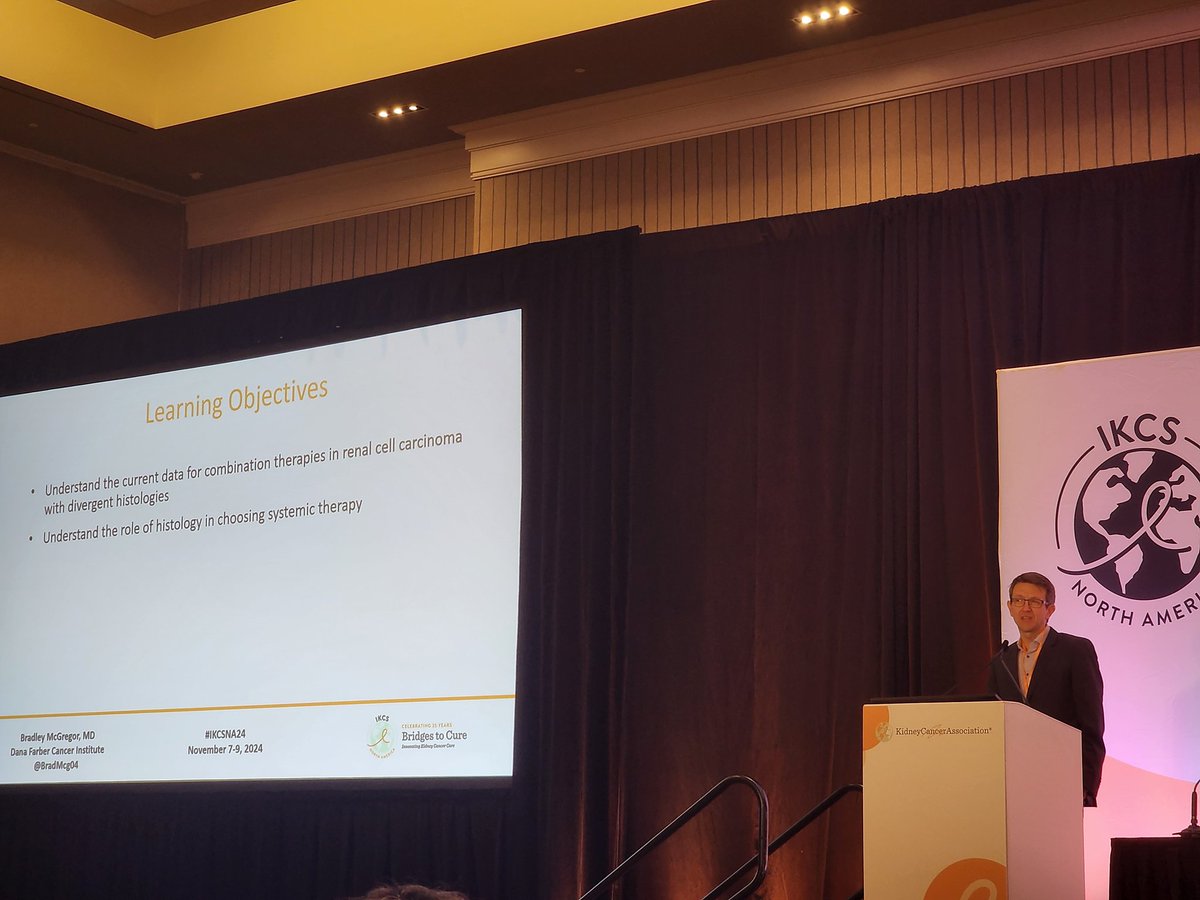 QianJanieQin's tweet image. Systemic treatment for divergent histology-we have made stride with #combination therapies inclusive of #TKI &amp;amp; #IO, more to come with disease specific trial designs and novel agents @BradMcG04 #IKCSNA24 @KidneyCancer @TiansterZhang
