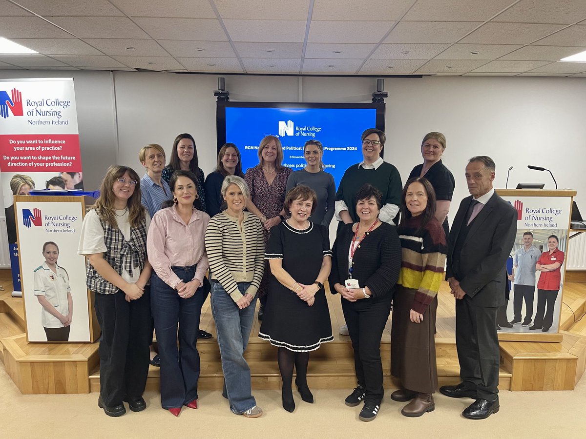 RCN_NI's tweet photo. Thank you to ⁦@niahealth⁩ member ⁦@DianeDoddsMLA⁩ for joining our Political Influencing Programme participants today to discuss a range of nursing issues, and share her advice on engaging with politicians and influencing on behalf of nursing. https://t.co/Hz735V0Db7