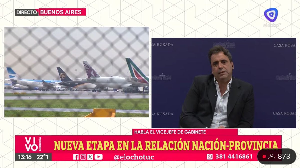 ComunicFederal's tweet image. [EN VIVO] El Vicejefe de Gabinete del Interior, @catalanlisandro, en canal 8 de Tucumán (@elOchoTuc). #PuntoAPunto

google.com/amp/s/www.eloc…