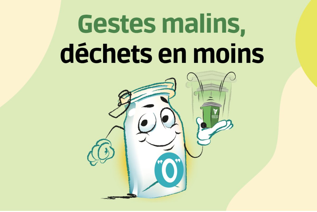 Vous avez des questions sur le compostage et la gestion des déchets alimentaires ? @Vallee_Sud vous invite à une rencontre en visio dédiée le 26 novembre de 19h30 à 20h45. Venez découvrir les bonnes pratiques et poser toutes vos questions ! + d’infos : cutt.ly/zeG6BKW1