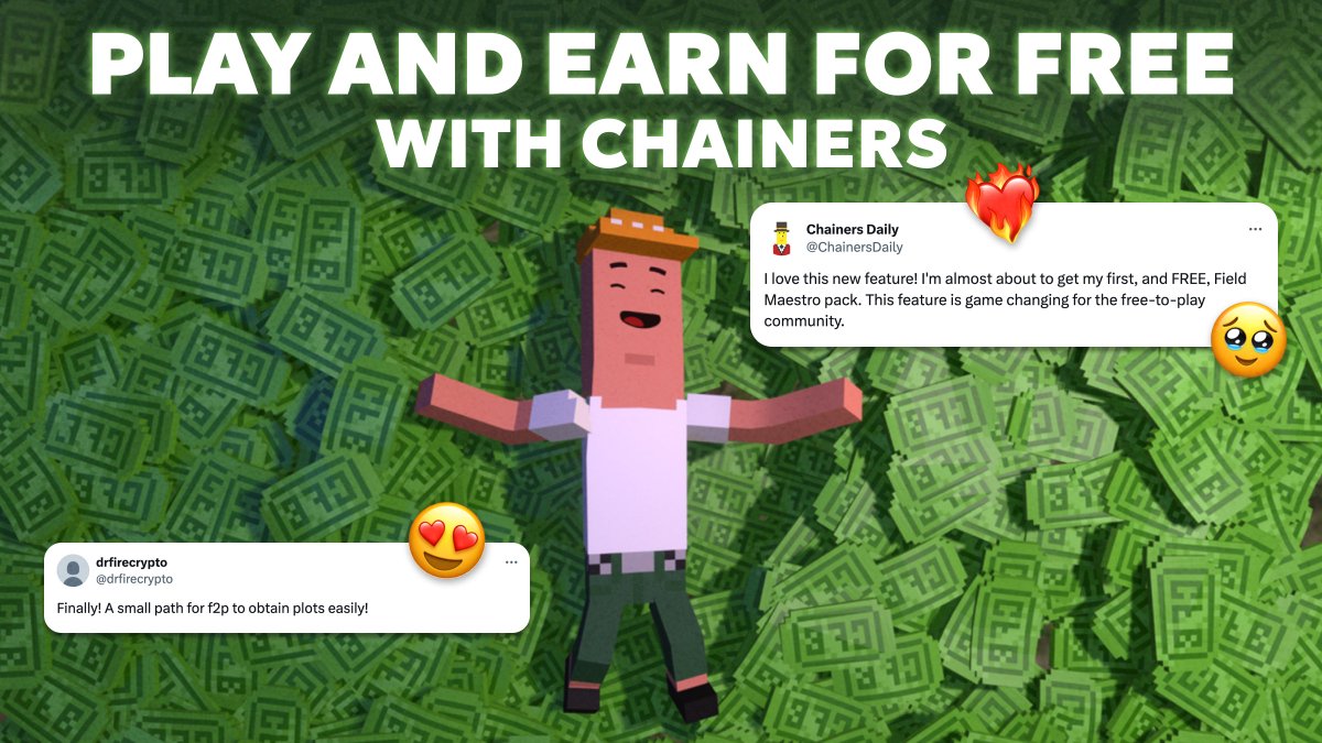 🌿💸 LEAP INTO PROFITS WITH CHAINERS 💸🌿

Hear me out and picture this 👇

No investments — just quick, easy wins to turbocharge your Chainers gaming journey! 👯‍♀️

OR you have already grown your farm and have riches, but want to get just a bit more $CFB for that cow that will