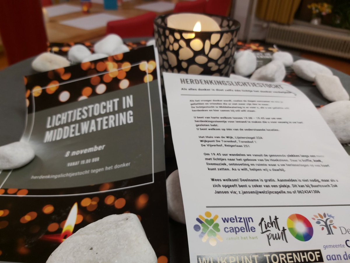 Vanavond 8 november vanaf 19.00 uur.