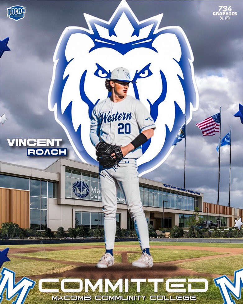 VincentRoach15's tweet photo. Proud to announce I’ll be committing to @MacombBaseball, Id like to thank @T_Gelly for the opportunity to play at the next level. Id also like to thank God as I’d be no where without him. And I’d lastly like to thank my parents for all the sacrifices they’ve made to get me here. https://t.co/8kHW3a4ZMi