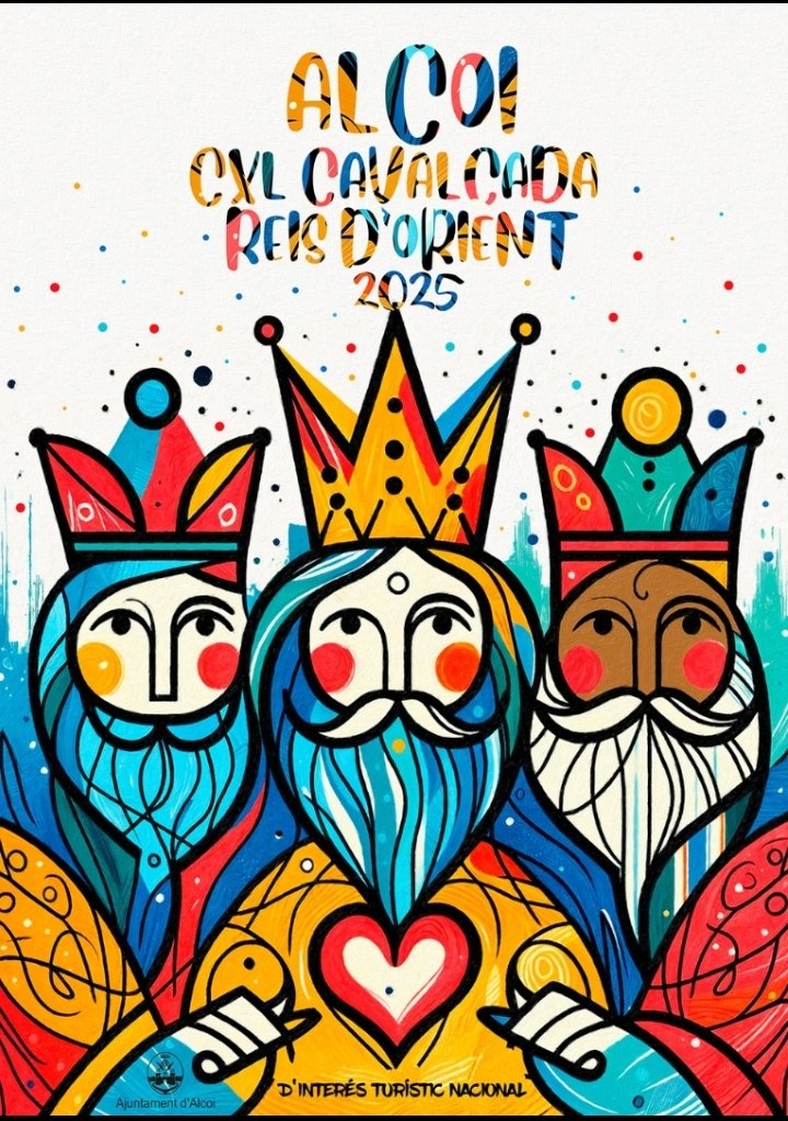 AjuntamentAlcoi's tweet photo. 👤 L’autor té cinquanta-dos anys és d’Alfaro (La Rioja) i ha guanyat més de 250 premis per tota Espanya.

📆 El cartell serà penjat el dimecres 27 de novembre a les 19.30 hores a la façana de l'Ajuntament.

🔗 https://t.co/VAa83kqalG

#Alcoi #AlcoiCiutatdelNadal https://t.co/yGELmdD1Yy