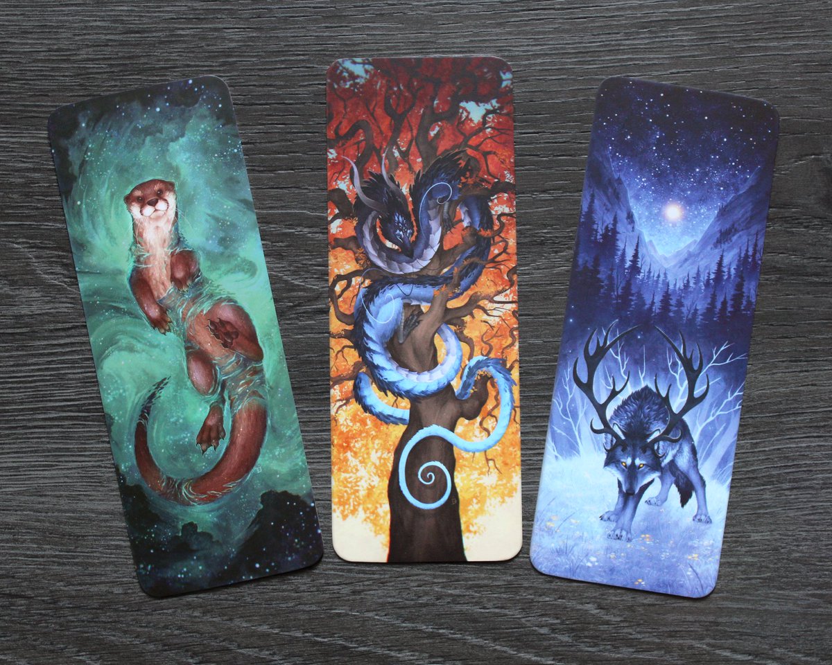 ✨New bookmarks!! ✨
There's some new designs from my recent pieces, and the otter has been made into a bookmark by popular demand!