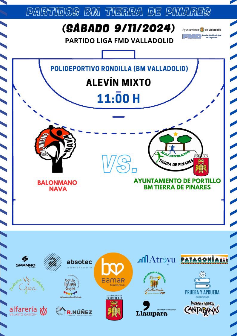 Arranca la liga para nuestros alevines, en la competición de la <a href="/DeportesVLL/">DeportesVLL</a> representando a <a href="/portilloayto/">Ayuntamiento de Portillo</a>.