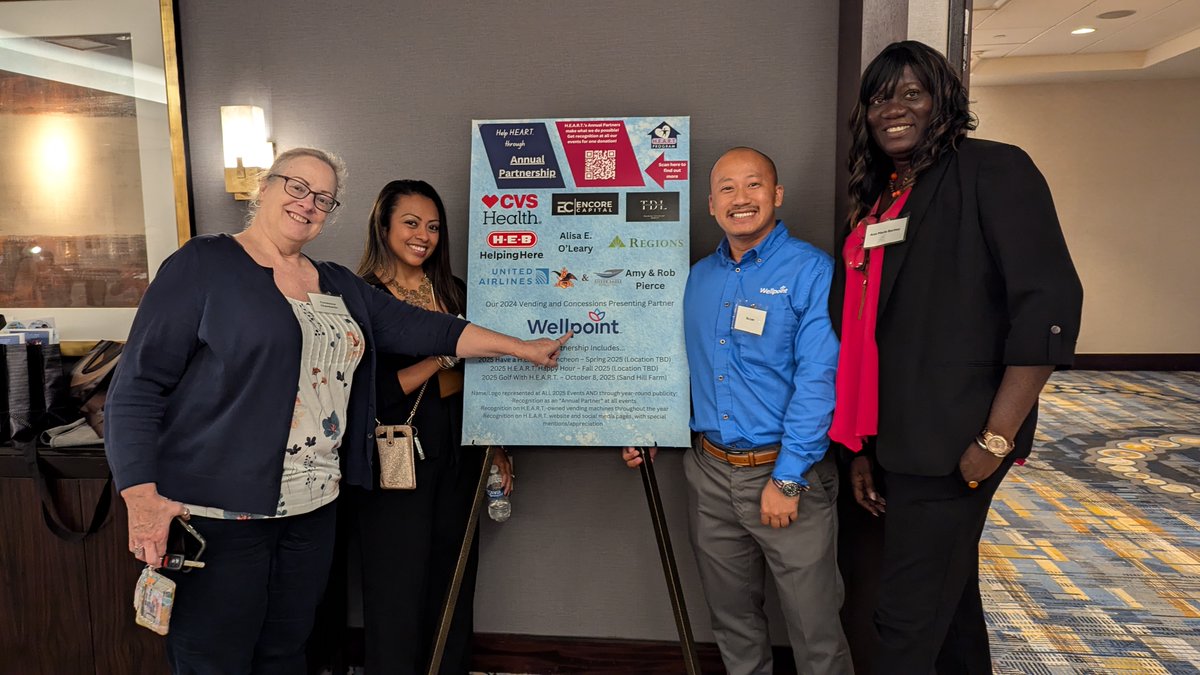 Many thanks to our 2024 Vending and Concessions Presenting Partner @WellPoint for their support for all of H.E.A.R.T.'s events all year!