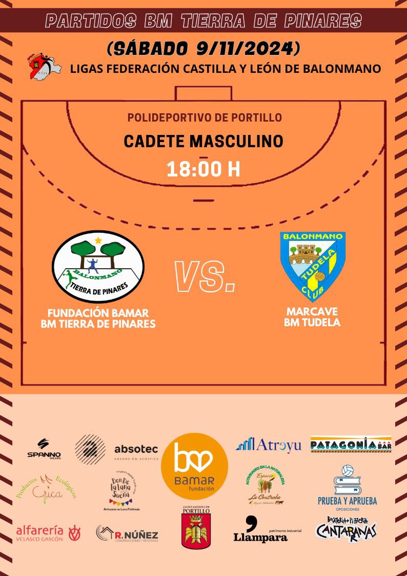 Más madera!!!! 
Doble cita mañana sábado, en casa, para los chicos del infantil y del cadete.