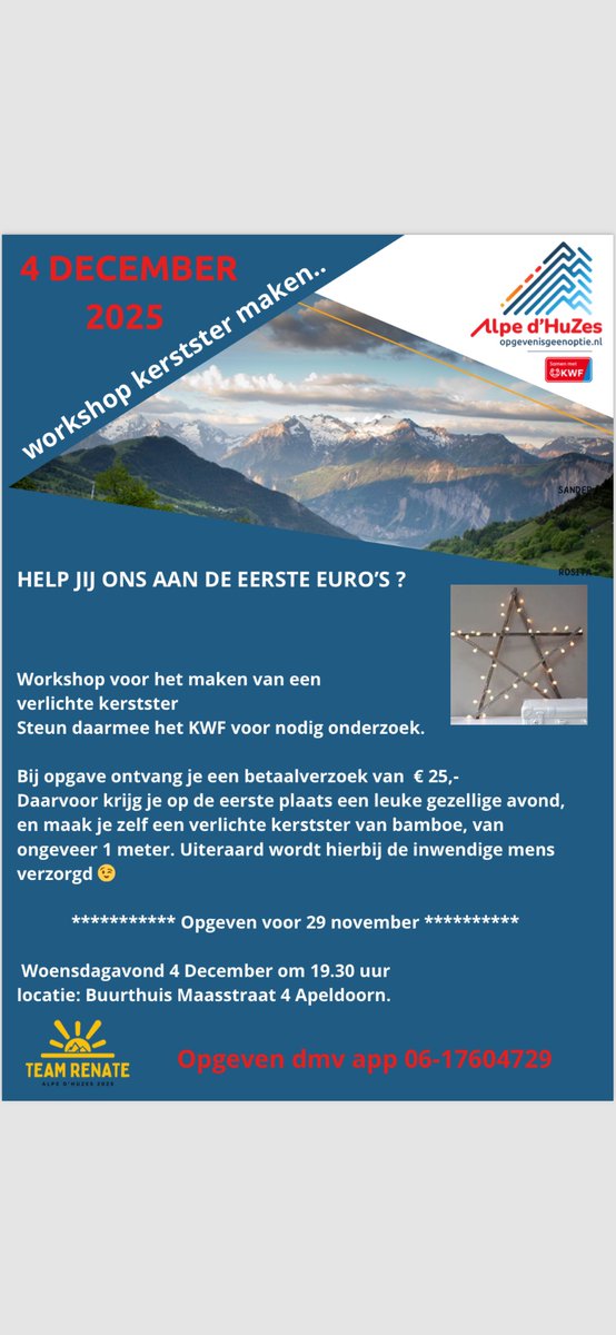 ries944's tweet photo. Voor KWF  hebben het misschien allemaal nodig https://t.co/wc207o6qn9