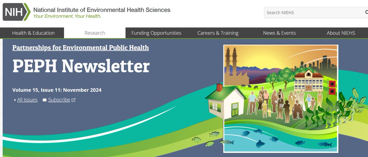 Check out the November Newsletter from @NIEHS_PEPH In the section: "Survey Reveals Knowledge Gap About #WildfireSmoke Exposure Among #Pediatric Pulmonary Providers" they recommend #PEHSU resources for #healthcareproviders which can also be found at pehsu.net