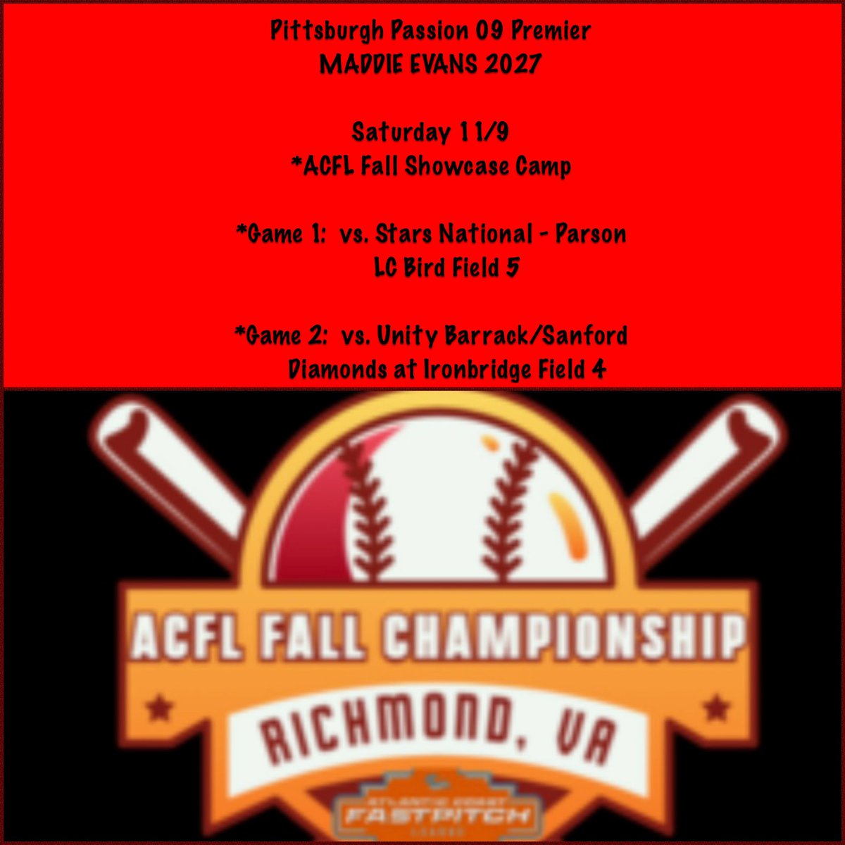 #ACFL #weekend